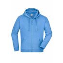 JN Unisex Hooded Jacket Hellblau M