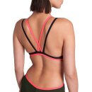 ARENA One Double Cross Back Darke Sage Fluo Red