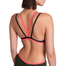 ARENA One Double Cross Back Darke Sage Fluo Red 34