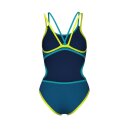 ARENA One Double Cross Back   Blue Cosmo Soft Green Water