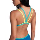 ARENA One Double Cross Back   Blue Cosmo Soft Green Water